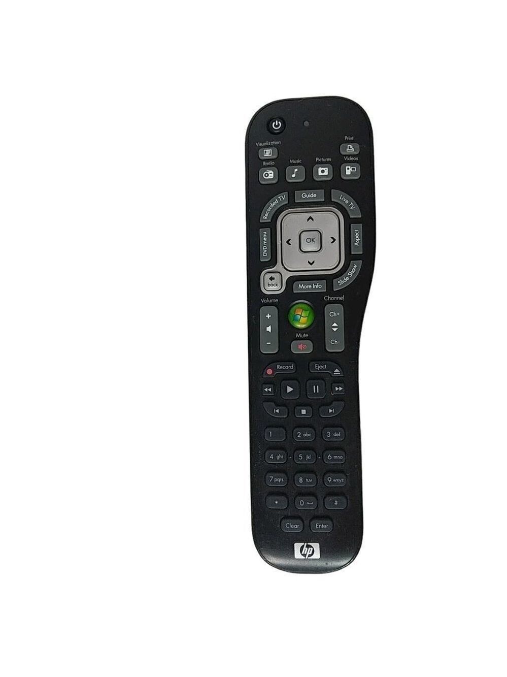 HP Windows Media Center Remote Control TSGH IR01